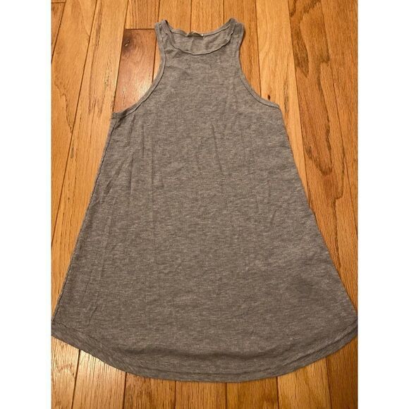 Intimately Free People, women's grey racerback tank top size small - Picture 1 of 6
